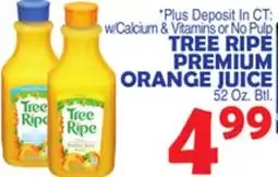 Bravo Supermarkets TREE RIPE PREMIUM ORANGE JUICE offer
