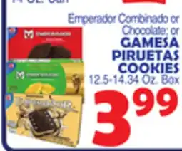 Bravo Supermarkets GAMESA PIRUETAS COOKIES offer