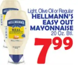 Bravo Supermarkets HELLMANN'S EASY OUT MAYONNAISE offer