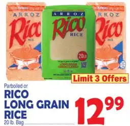 Bravo Supermarkets RICO LONG GRAIN RICE offer