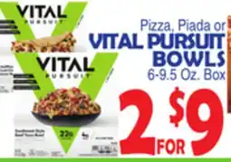 Bravo Supermarkets Pizza, Piada or VITAL PURSUIT BOWLS offer