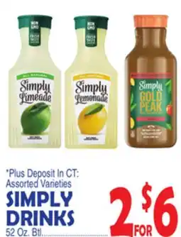 Bravo Supermarkets SIMPLY DRINKS offer