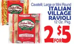 Bravo Supermarkets ITALIAN VILLAGE RAVIOLI offer