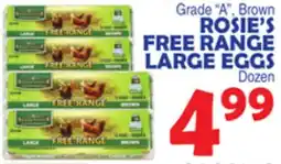 Bravo Supermarkets ROSIE'S FREE RANGE LARGE EGGS offer