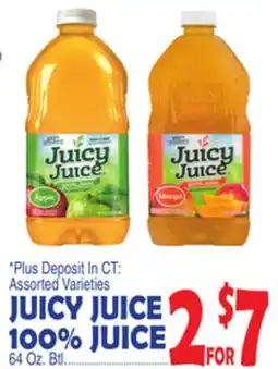 Bravo Supermarkets JUICY JUICE 100% JUICE offer