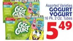 Bravo Supermarkets GOGURT YOGURT offer