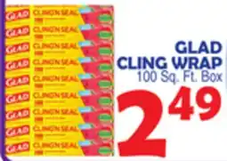 Bravo Supermarkets GLAD CLING WRAP offer