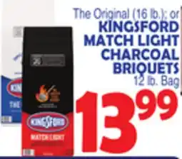 Bravo Supermarkets KINGSFORD MATCH LIGHT CHARCOAL BRIQUETS offer
