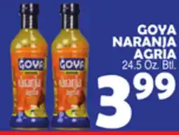 Bravo Supermarkets GOYA NARANJA AGRIA offer