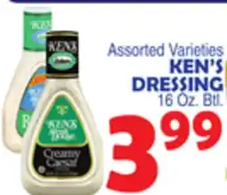 Bravo Supermarkets KEN'S DRESSING offer