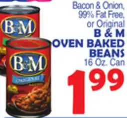 Bravo Supermarkets B & M OVEN BAKED BEANS offer