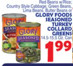 Bravo Supermarkets GLORY FOODS SEASONED TURKEY COLLARD GREENS offer