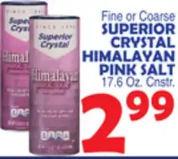Bravo Supermarkets SUPERIOR CRYSTAL HIMALAYAN PINK SALT offer