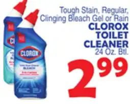Bravo Supermarkets CLOROX TOILET CLEANER offer
