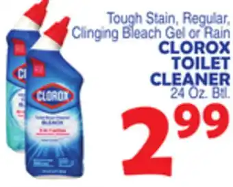 Bravo Supermarkets CLOROX TOILET CLEANER offer