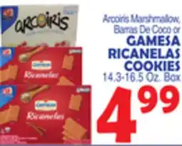Bravo Supermarkets GAMESA RICANELAS COOKIES offer