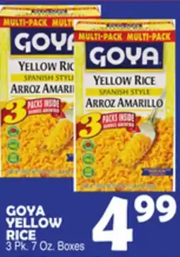 Bravo Supermarkets GOYA YELLOW RICE offer