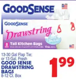Bravo Supermarkets GOOD SENSE DRAWSTRING BAGS offer