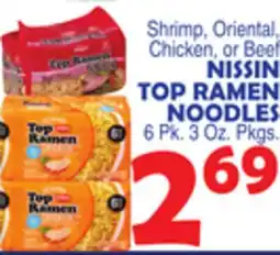 Bravo Supermarkets NISSIN TOP RAMEN NOODLES offer