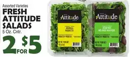 Bravo Supermarkets FRESH ATTITUDE SALADS offer