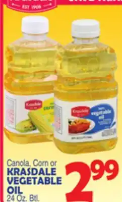 Bravo Supermarkets KRASDALE VEGETABLE OIL offer