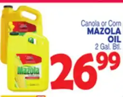 Bravo Supermarkets MAZOLA OIL offer