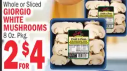 Bravo Supermarkets GIORGIO WHITE MUSHROOMS offer