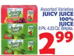 Bravo Supermarkets JUICY JUICE 100% JUICE offer
