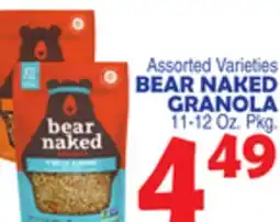 Bravo Supermarkets BEAR NAKED GRANOLA offer