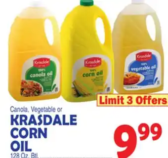Bravo Supermarkets KRASDALE CORN OIL offer