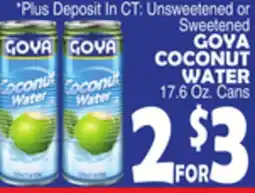 Bravo Supermarkets GOYA COCONUT WATER offer