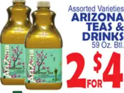 Bravo Supermarkets ARIZONA TEAS & DRINKS offer