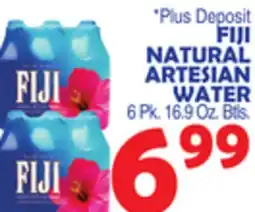 Bravo Supermarkets FIJI NATURAL ARTESIAN WATER offer
