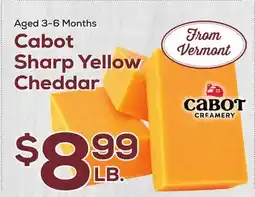 DeCicco & Sons Cabot Sharp Yellow Cheddar offer