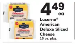 ACME Lucerne American Deluxe Sliced Cheese offer