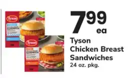 ACME Tyson Chicken Breast Sandwiches offer