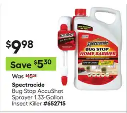 Lowe's Bug Stop AccuShot Sprayer 1.33-Gallon Insect Killer offer