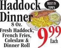 Chanatry's Hometown Market Haddock Dinner offer