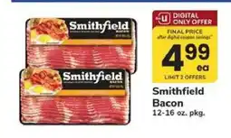 Safeway Smithfield Bacon offer