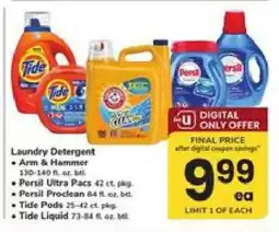 Safeway Laundry Detergent offer