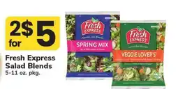 Safeway Fresh Express Salad Blends offer