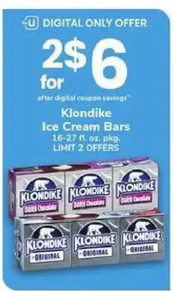 Safeway Klondike Ice Cream Bars offer