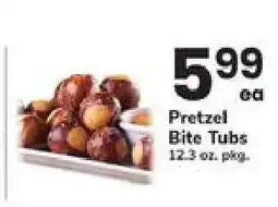 Safeway Pretzel Bite Tubs offer