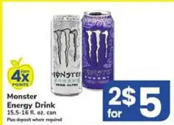 Safeway Monster Energy Drink offer