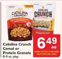 Safeway Catalina Crunch Cereal or Protein Granola offer