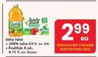 Safeway Juicy Juice offer