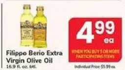 Safeway Filippo Berio Extra Virgin Olive Oil offer