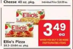 Safeway Ellio's Pizza offer