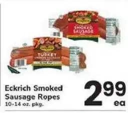 Safeway Eckrich Smoked Sausage Ropes offer
