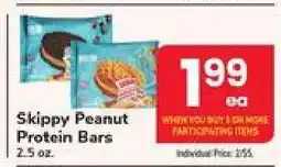 Safeway Skippy Peanut Protein Bars offer